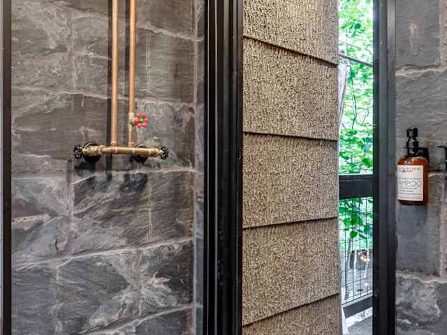 Stunning shower with a view!