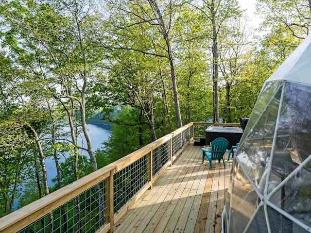 Beautiful view overlooking Center Hill Lake