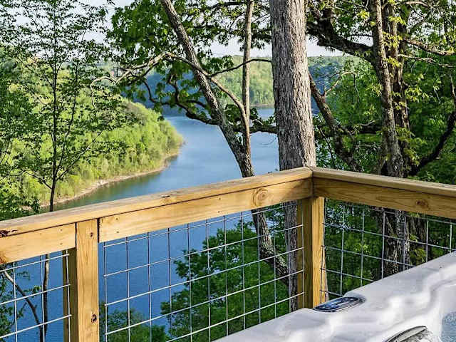 Beautiful view overlooking Center Hill Lake