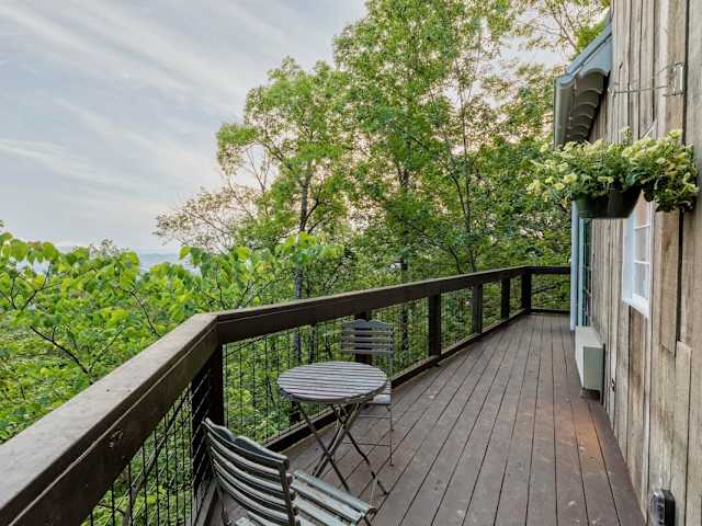 Private deck with a view!