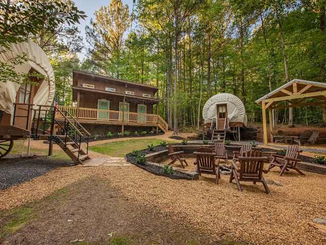 Covered Pioneer Wagon Group Rental