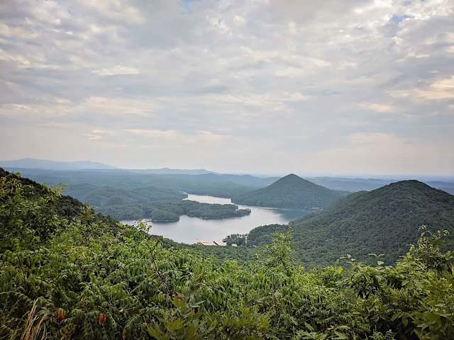 One of our favorite overlooks from Chilhowee Mountain (10 min away from property)