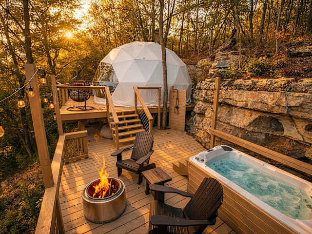 Raven's Point Luxury Glamping Dome