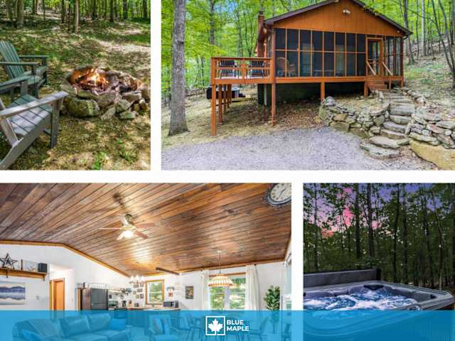 River Pines Retreat, a 2-bedroom Blue Maple cabin in Great Cacapon, WV