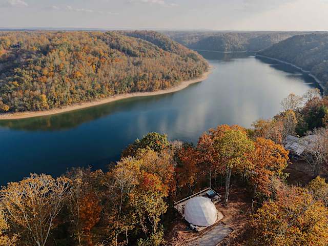 Center Hill Lake in Autumn