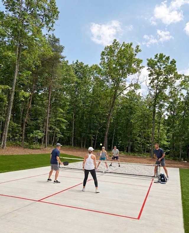 Community pickleball court