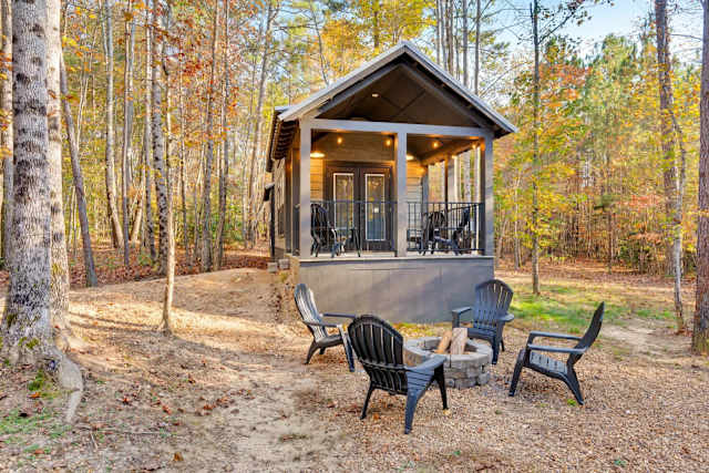 Front Porch and Fire Pit