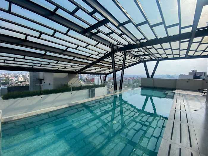 Amazing 3BR in Roma Norte w/pool gym and city view