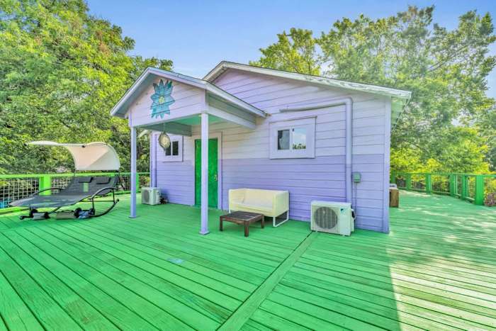 Sky-High Treehouse | Pool & Hot Tub! — 1605ALAMOST-TREEHOUSE-52748