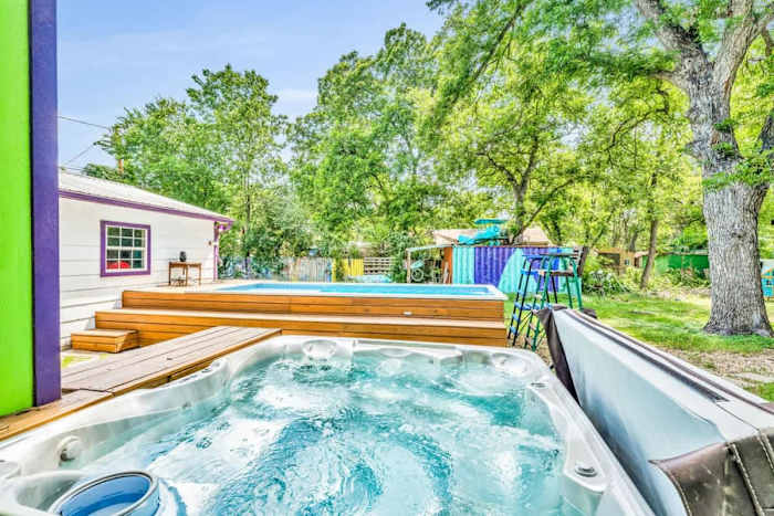 The Hartyard | 3 Houses! | Pool & Hot Tub — 1605ALAMOST-BLUEHOUSE-52997