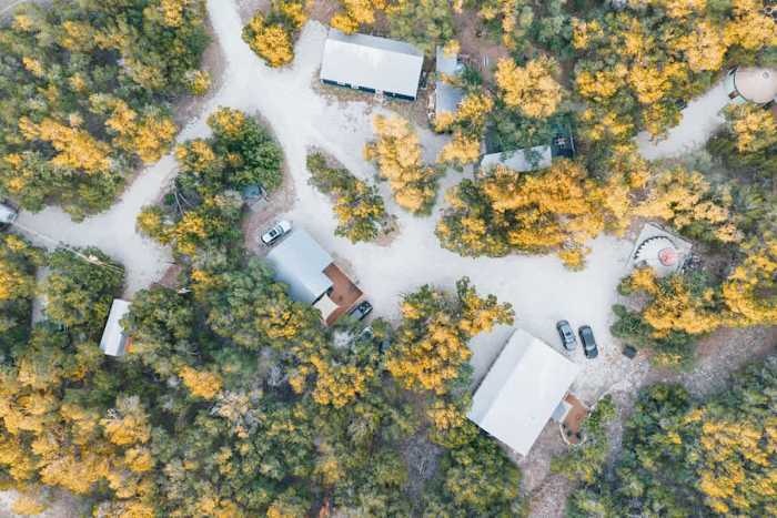 Retro RV | Chiminea | Hot Tub | Near Wineries — Aerial Photo of the Property