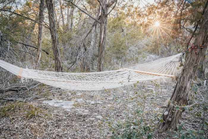 Airstream | Fire | Hammock | Hot tub — Sunsets from the hammock