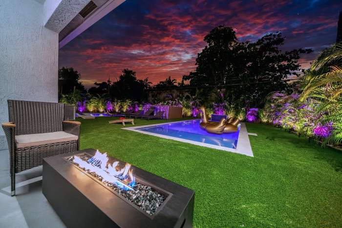 Cozy firepit area