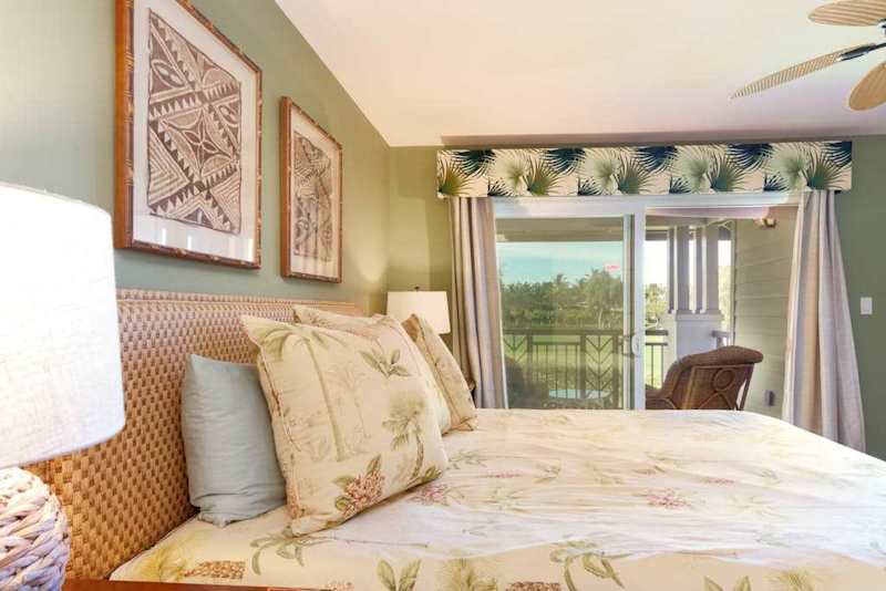 Wake up to tropical garden views