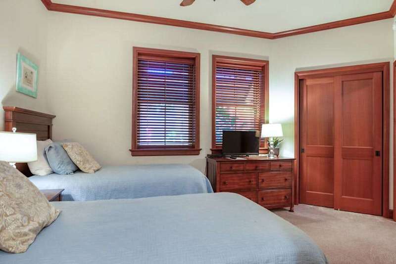 Cozy bedroom with natural light