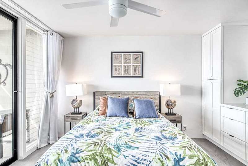 Serene Bedroom Oasis Infused With Coastal Style Accents