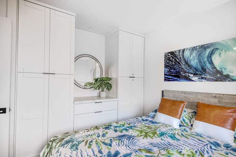 Ample Custom Storage Closets Keep Your Stay Clutter Free