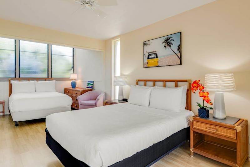 Comfortable Bedding Layout Ideal for Families or Small Groups