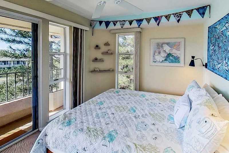 Bright Corner Bedroom Filled With Natural Light