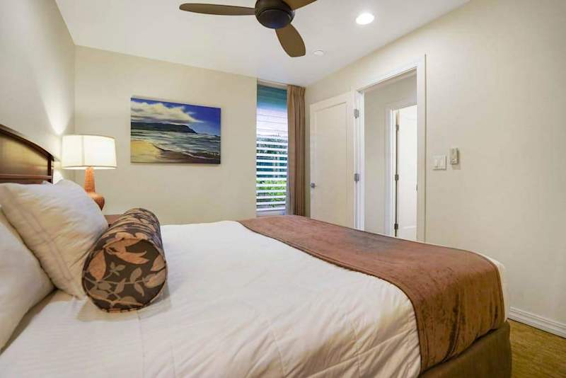 Sleep peacefully in the spacious king suite