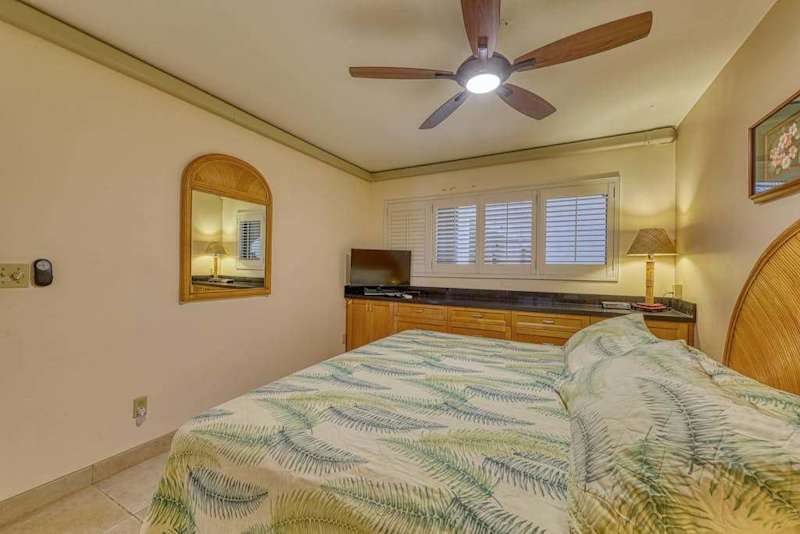 Spacious Bedroom With Plantation Shutters