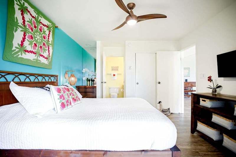 Relaxing queen bedroom, perfect for a peaceful night's rest