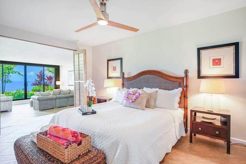 Wake up to beautiful ocean views from your bed