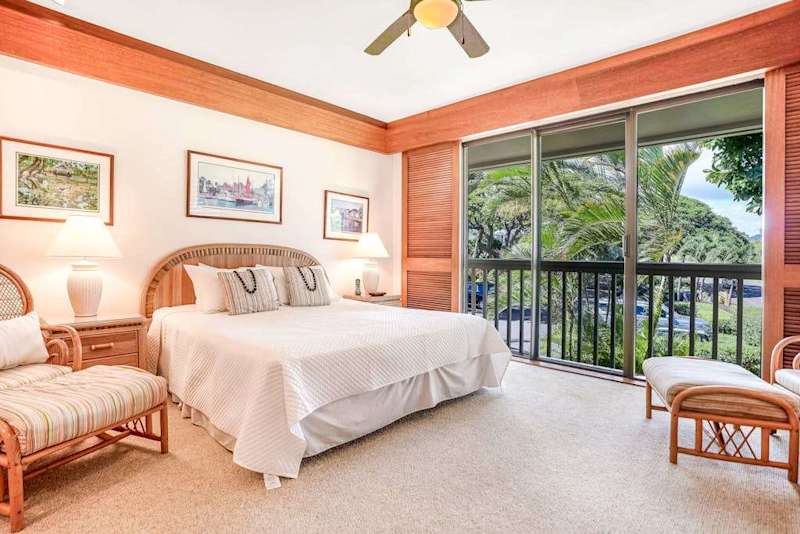 Wake refreshed with ocean air and tropical surroundings