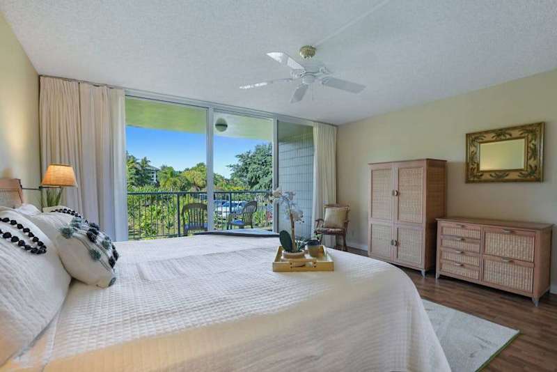 Serene Bedroom With Garden Views