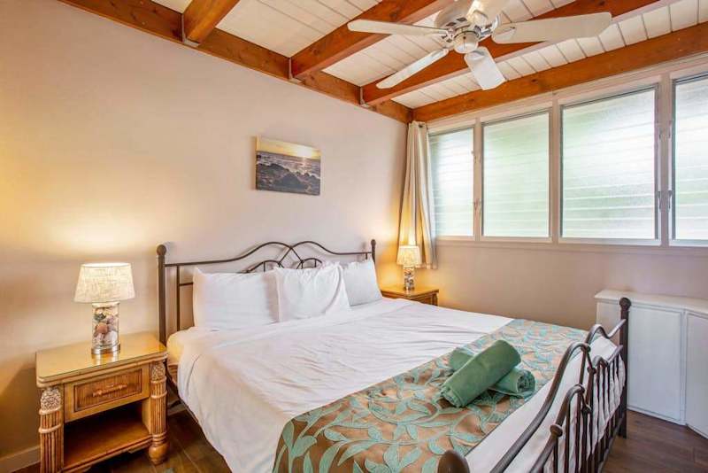 Primary bedroom with King bed