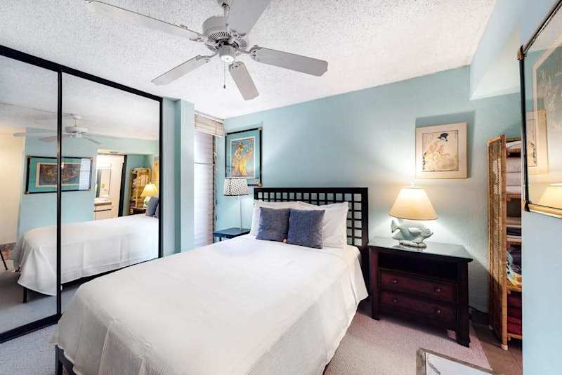 Master Bedroom with king bed for a great nights sleep.