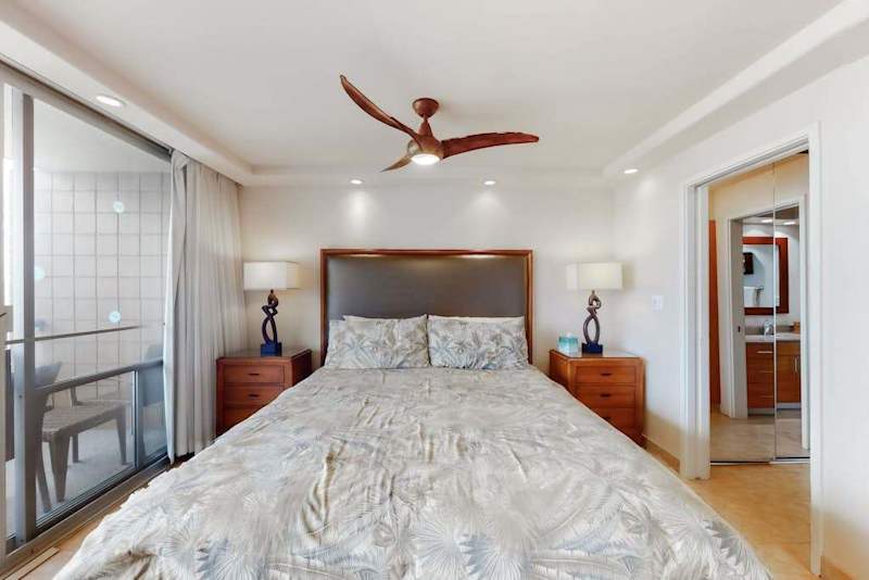 Spacious king bedroom for restful nights