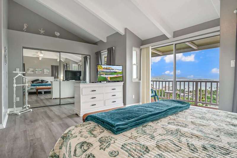 Recharge in this peaceful sleeping retreat featuring a Queen bed