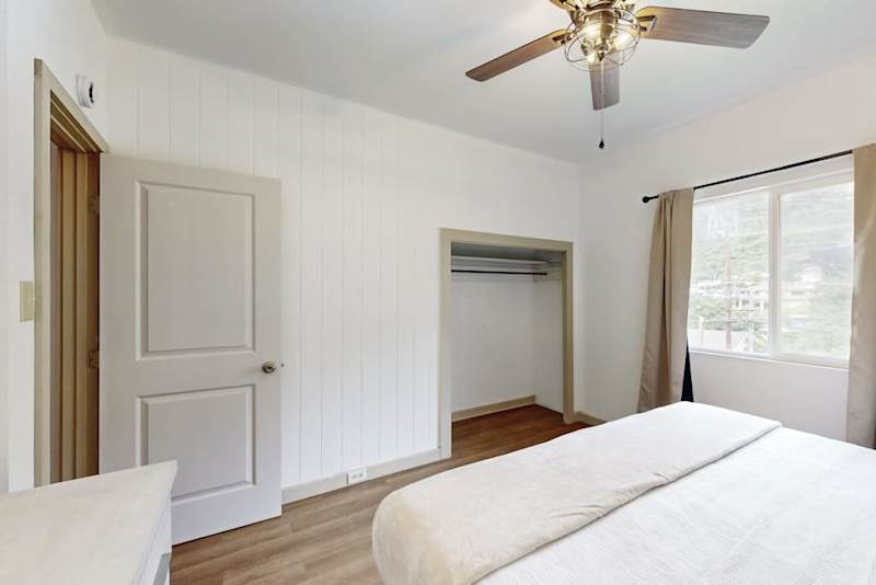 Enjoy a relaxing stay with a comfortable king-size bed designed for restful nights.