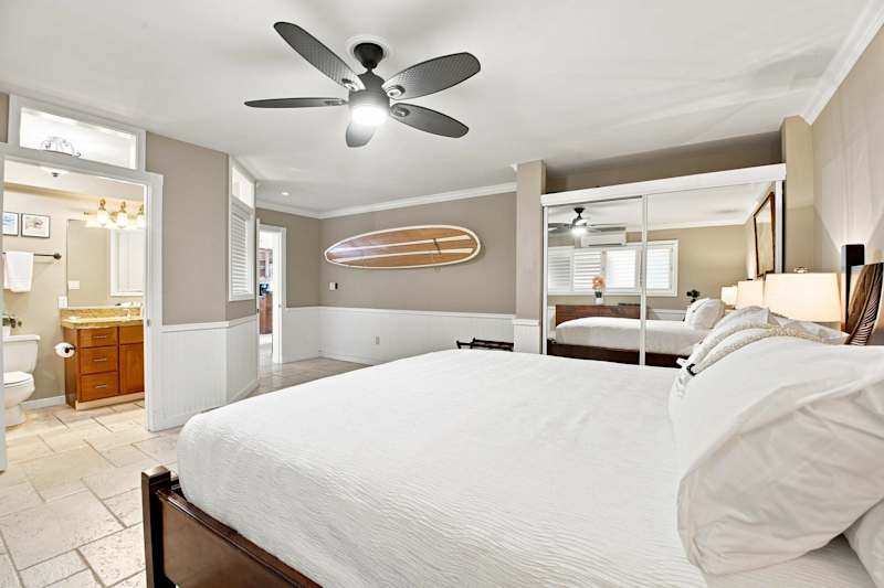 Master Bedroom View Toward Ensuite Bathroom