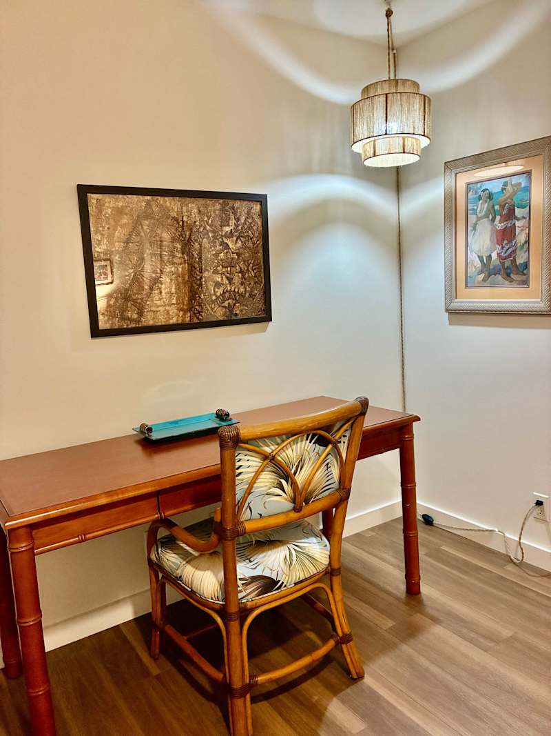 The Luxe Room Desk Area
