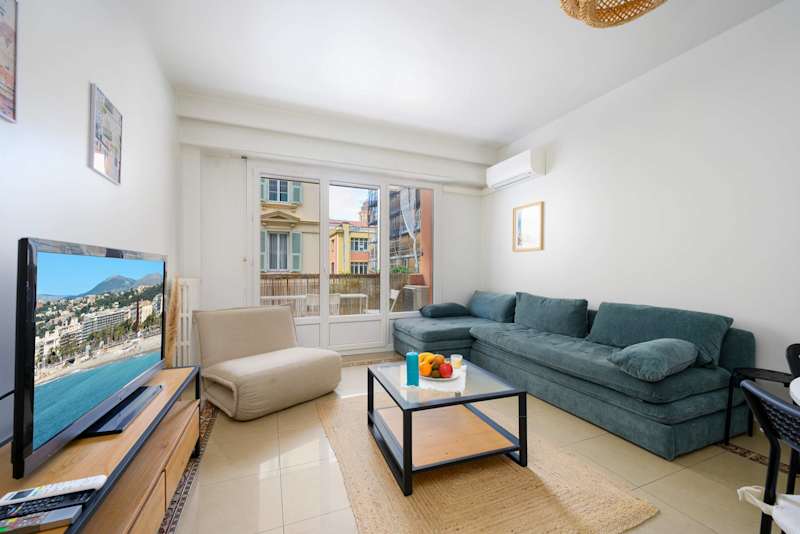 Appartement 3 chambres avec balcon, Nice centre : Nice