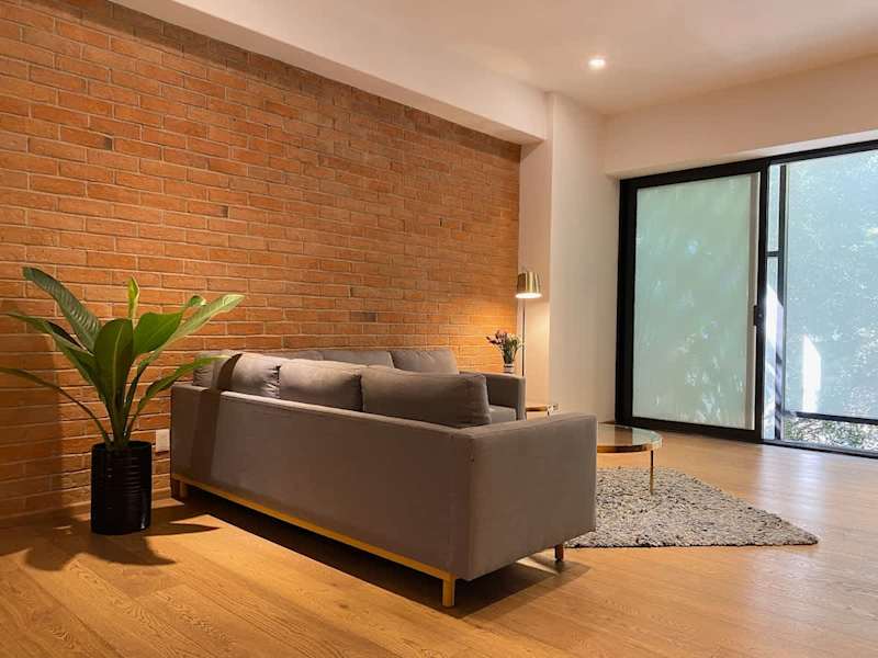 Sofa and balcony