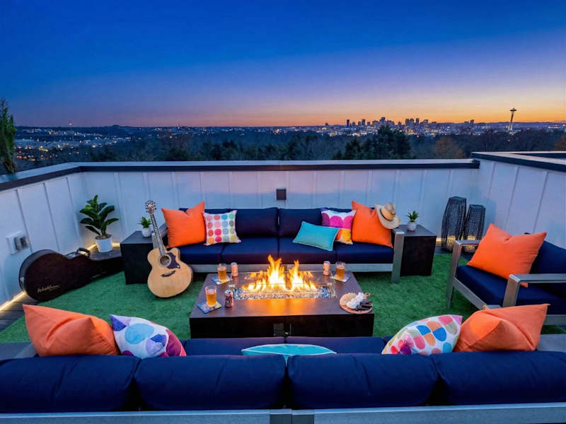 4 King Suites Hot Tub Rooftop Views 10 Min to DT