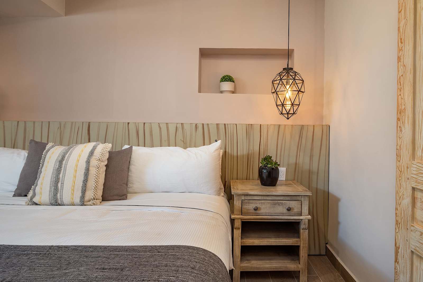 Bedroom with king bed