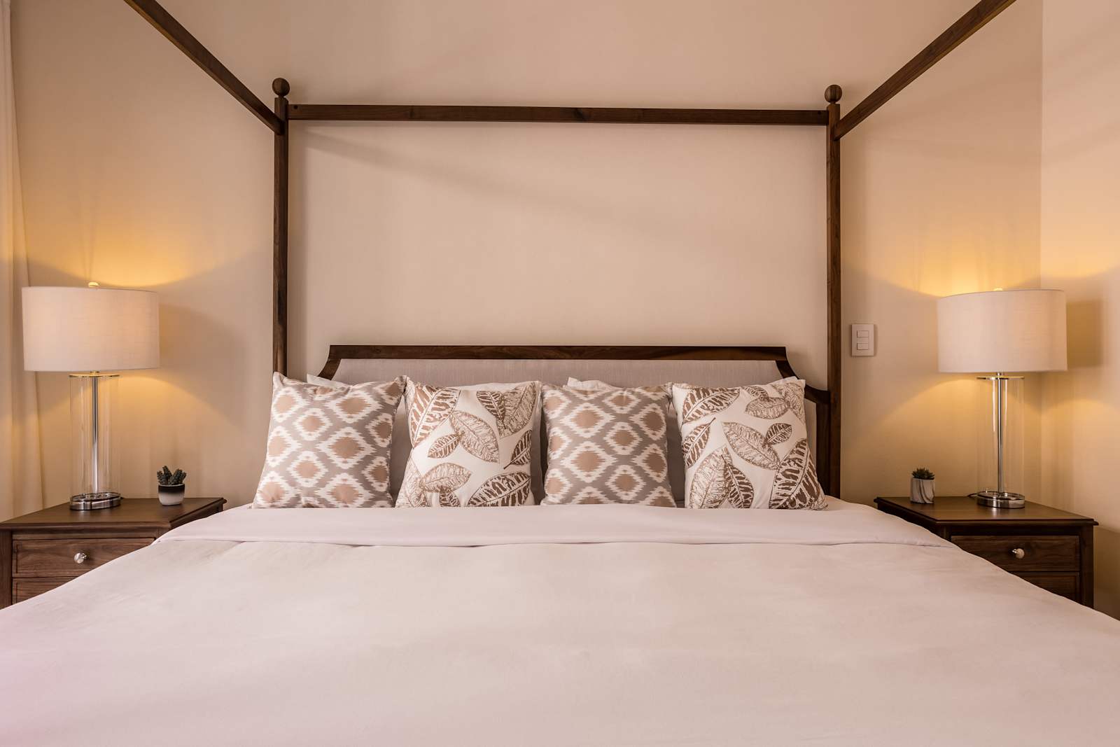 Bedroom with king bed
