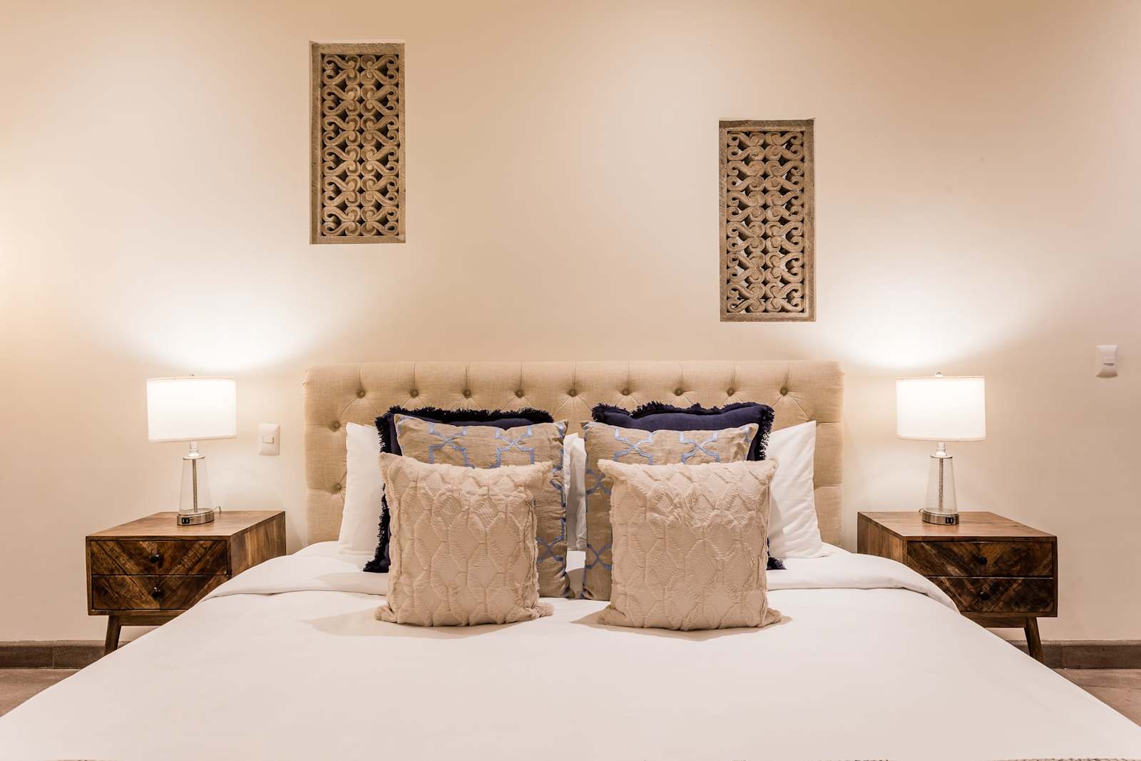 Bedroom with king bed