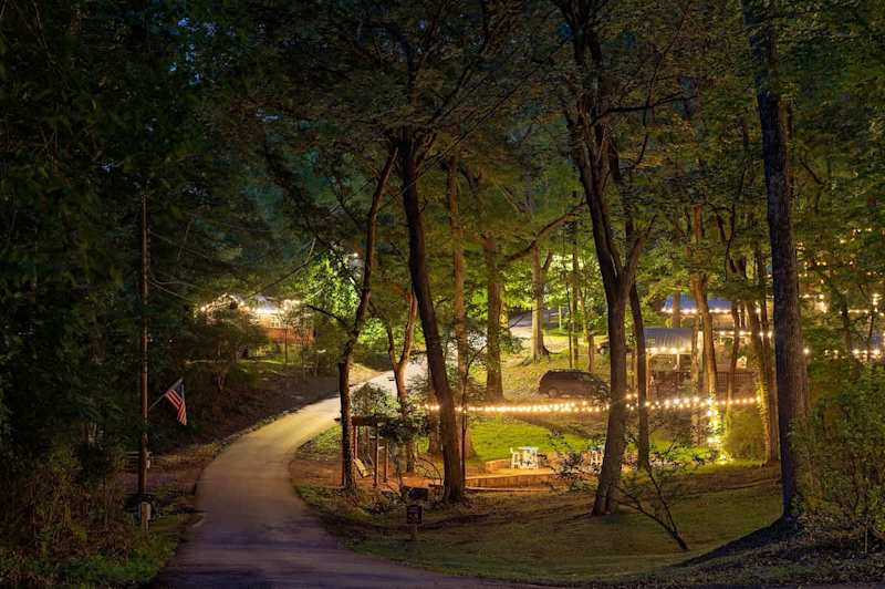 Wauhatchie Woodlands is magical at night!