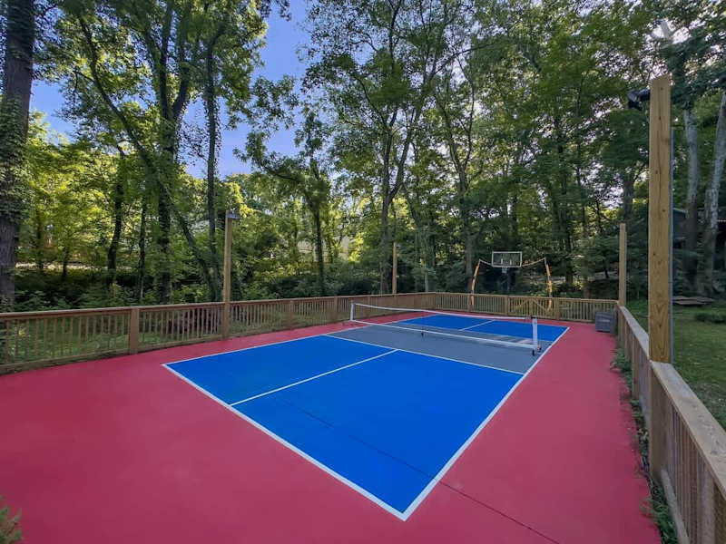 Pickle Ball and basketball court