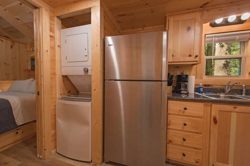In unit washer and dryer