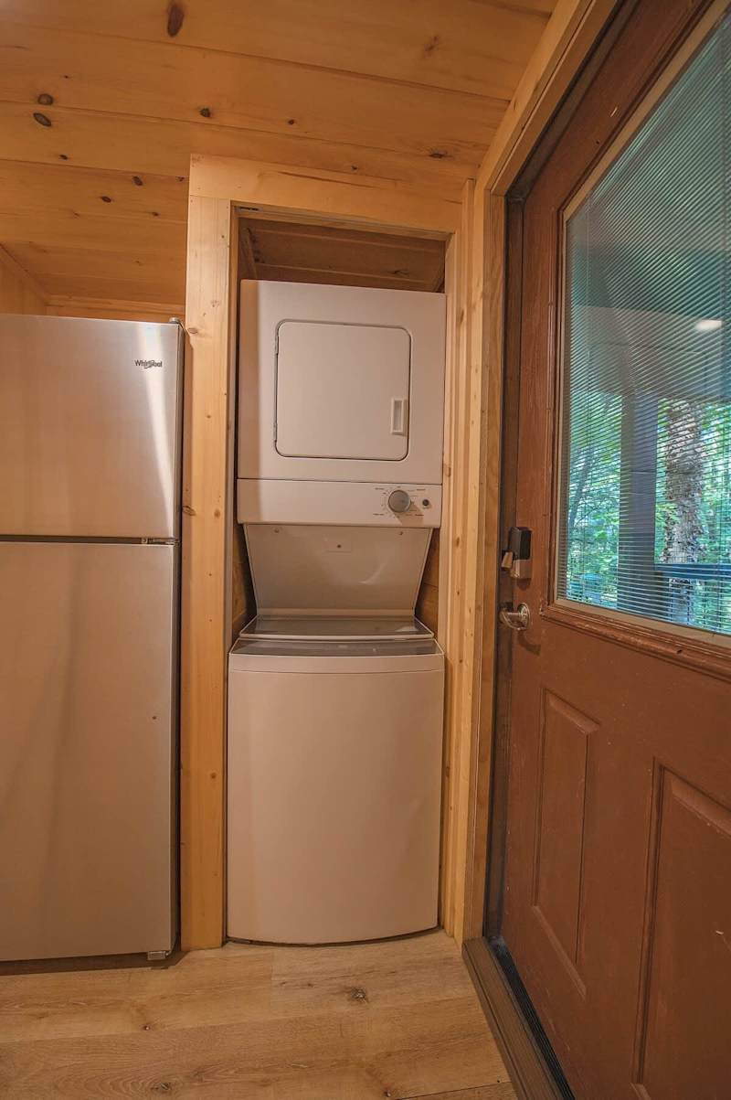 In unit washer and dryer