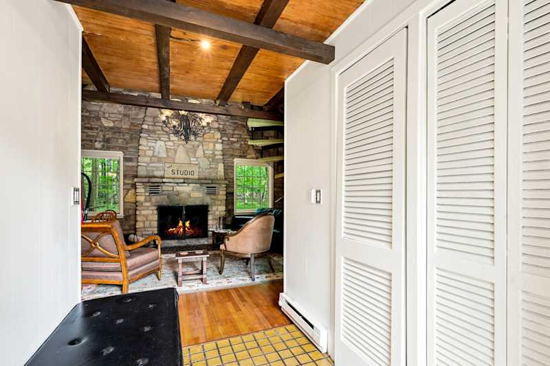 Storybook Cottage · Fireplace · Fish Creek