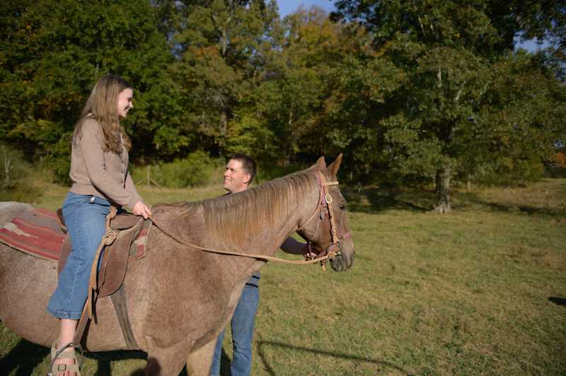 Guide-led horseback rides