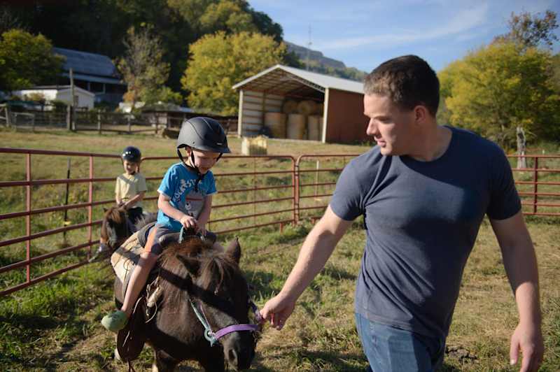 Pony rides for the kiddos