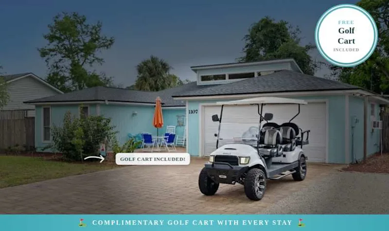 Saltwater Retreat | Pool | Golf Cart Included vacation rental in Jacksonville Beach, Florida